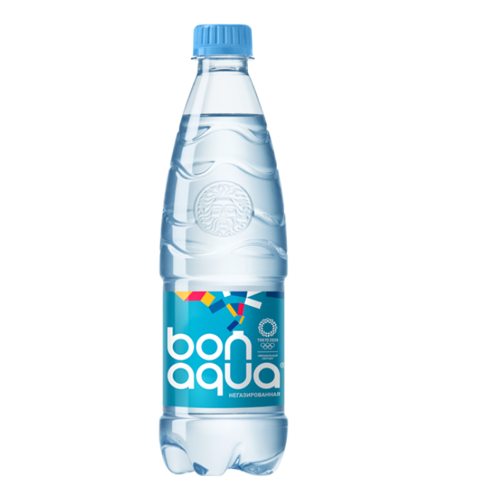 BonAqua вода чистая питьевая негазированная / газированная